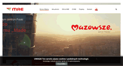 Desktop Screenshot of mae.com.pl